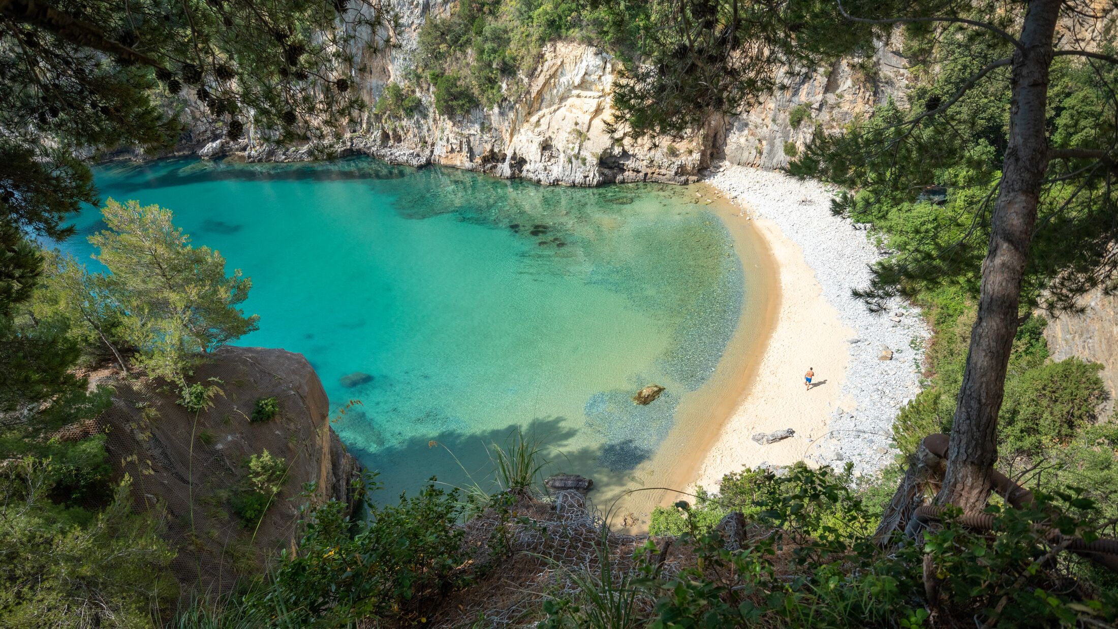Baia del Buondormire on Cape Palinuro, Cilento, Campania, Italy