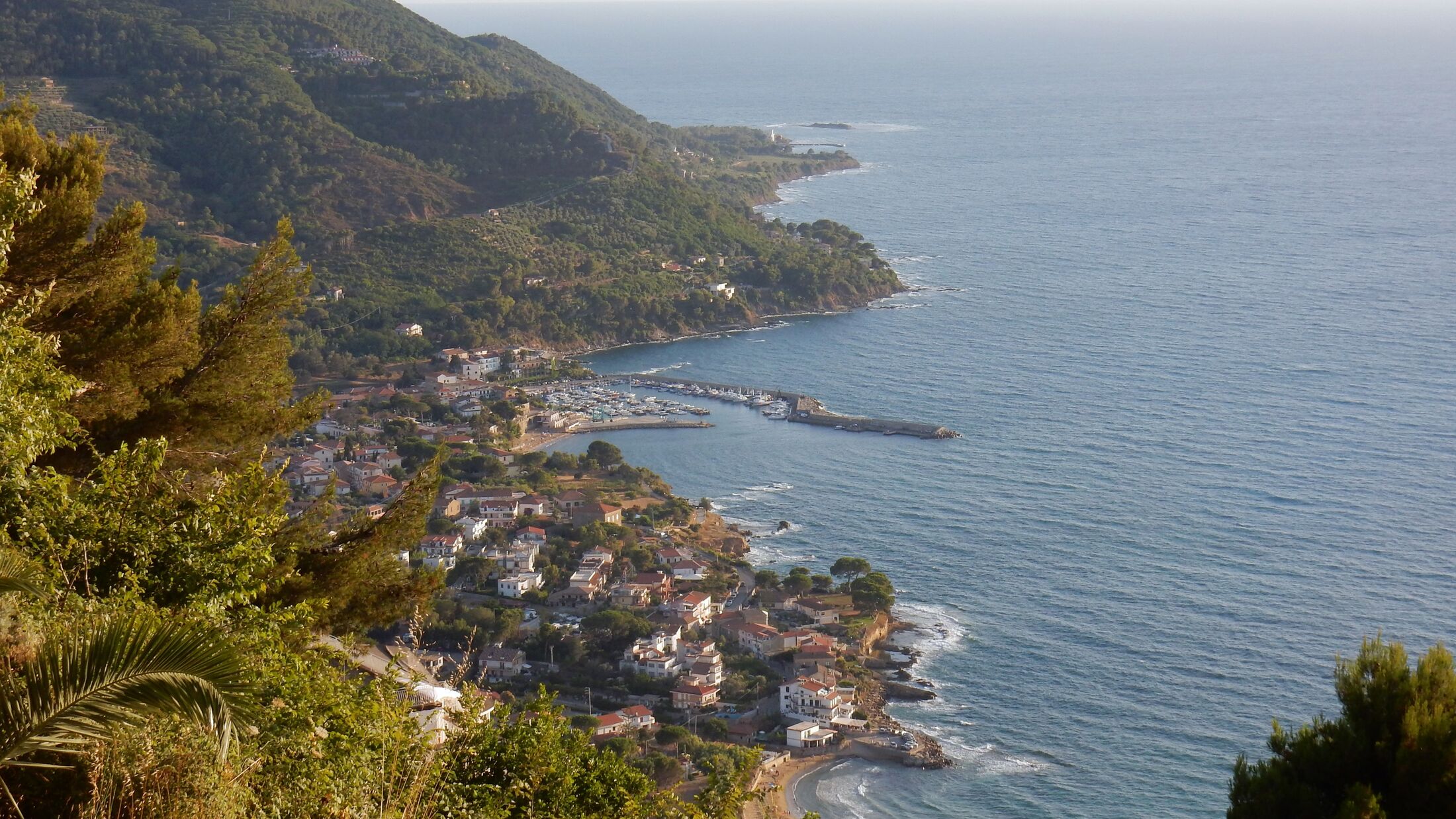 Castellabate - The small village of San Marco di Castellabate seen from the Castle of Abate