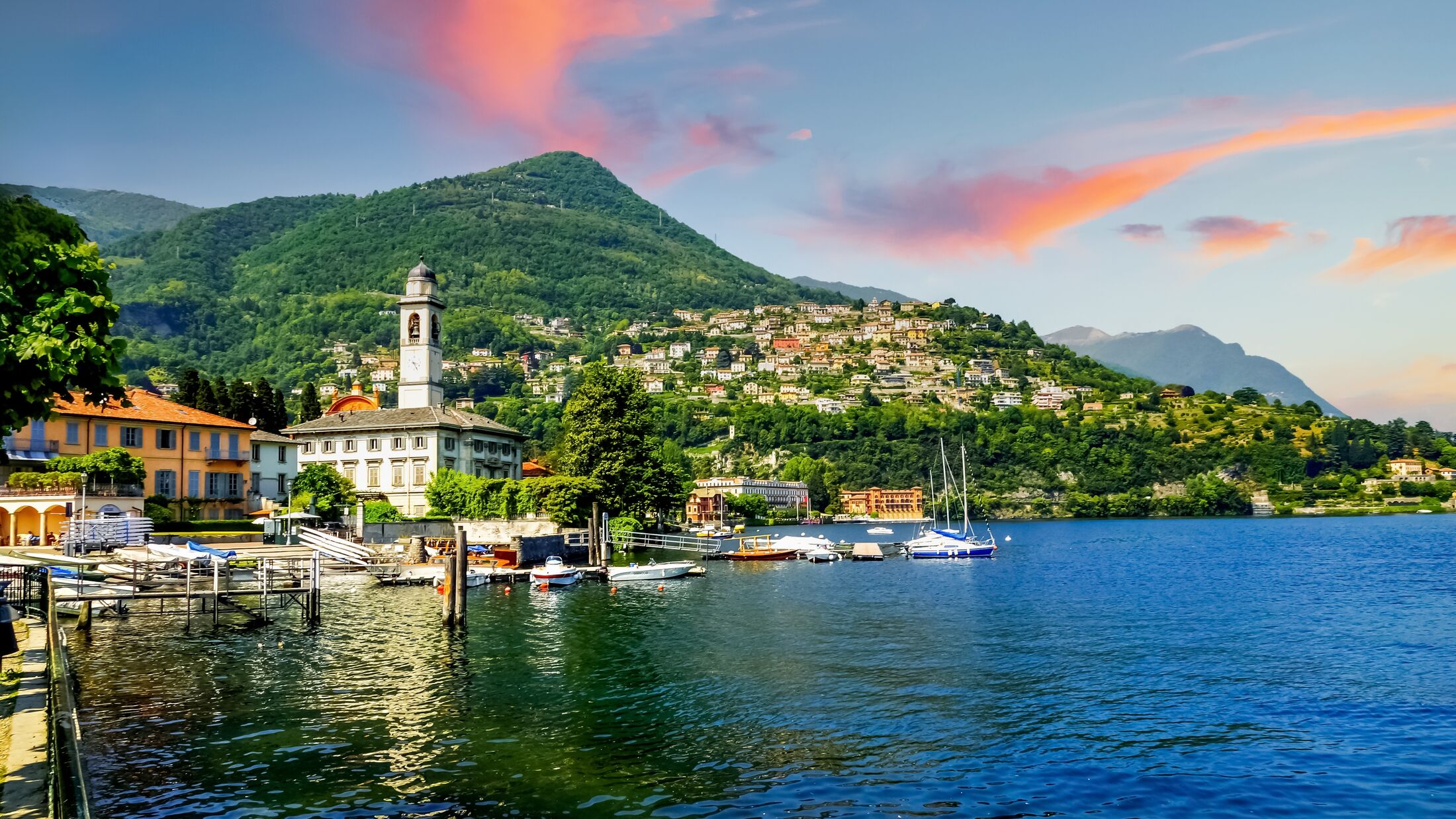 Old city of Cernobbio, Lago di Como, Italy