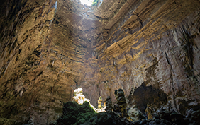 The Castellana Caves are a remarkable karst cave system located in the municipality of Castellana Grotte, Italy