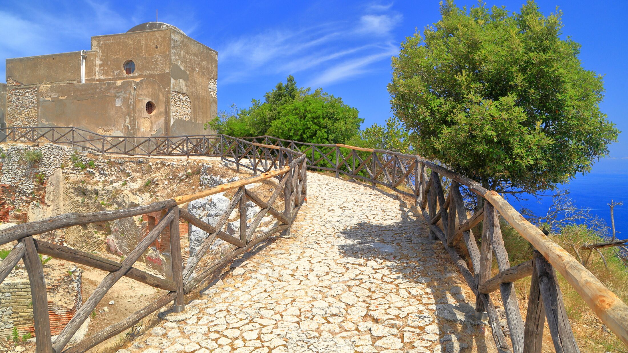 Villa Jovis Ruins in Capri