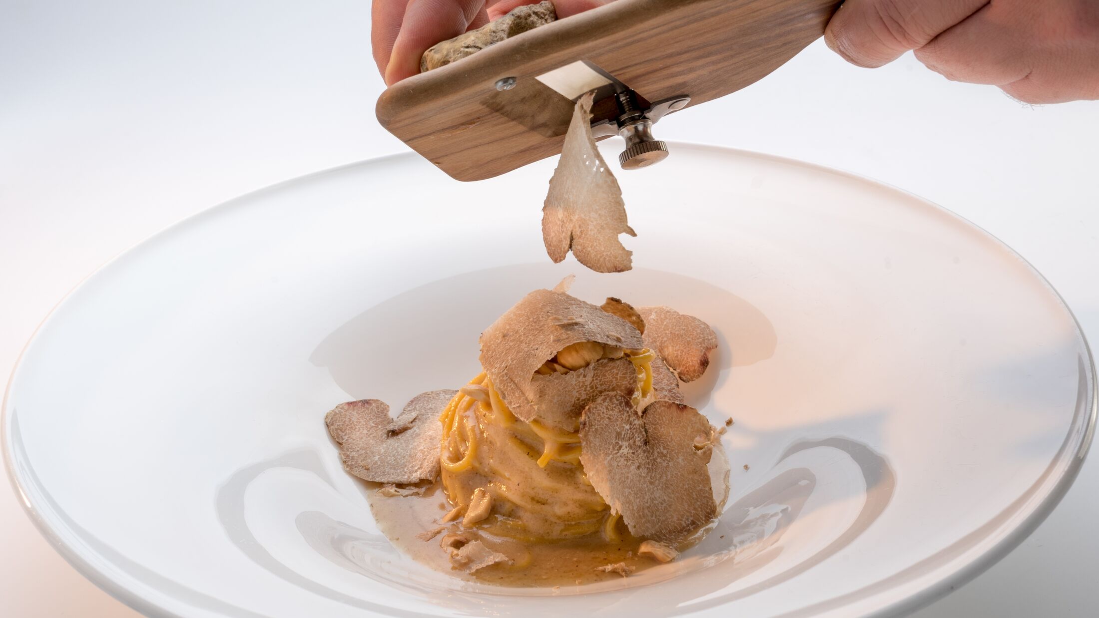 White Truffle slices in sauce, Piedmont