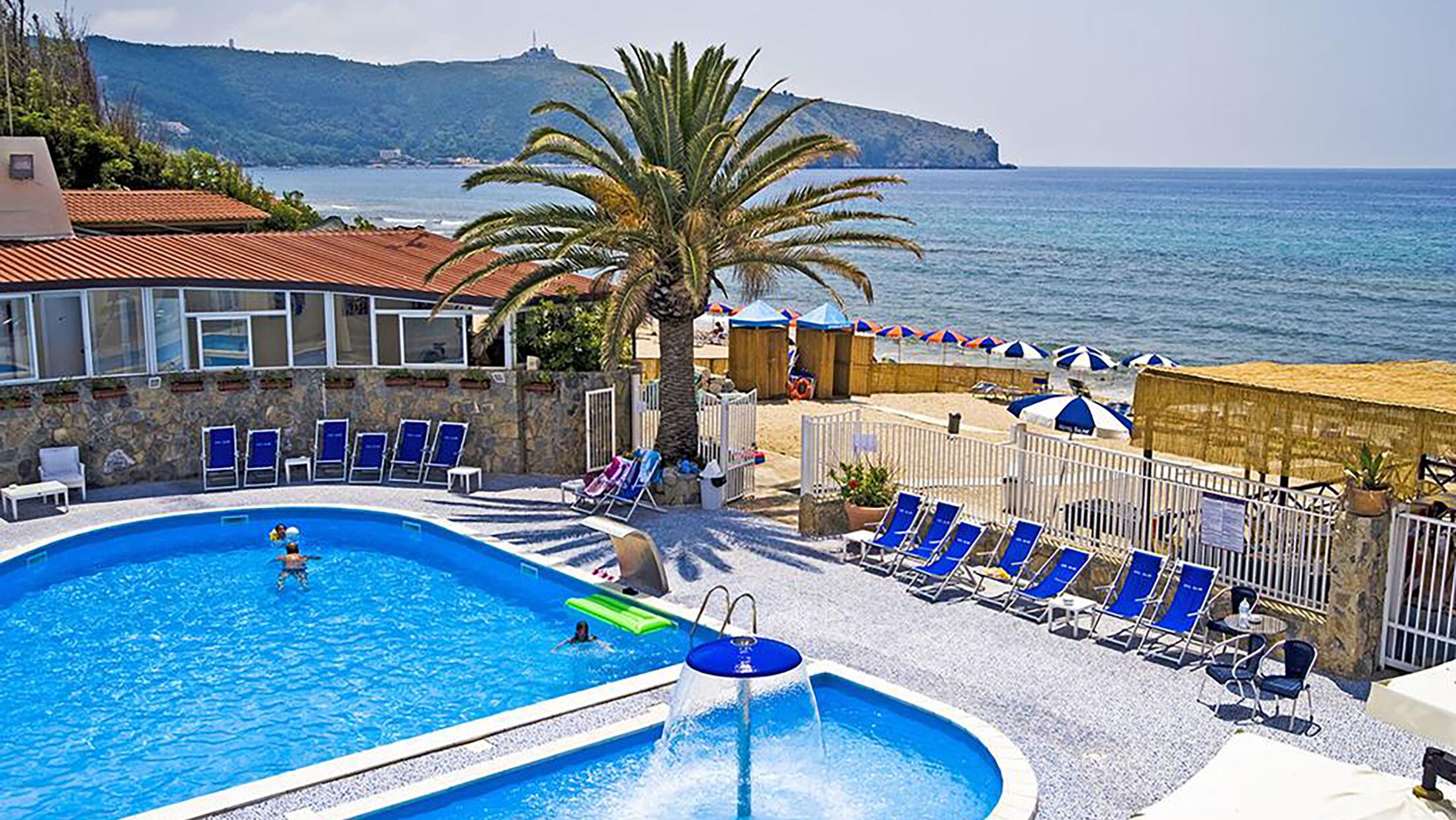 View across the beach from Saline 