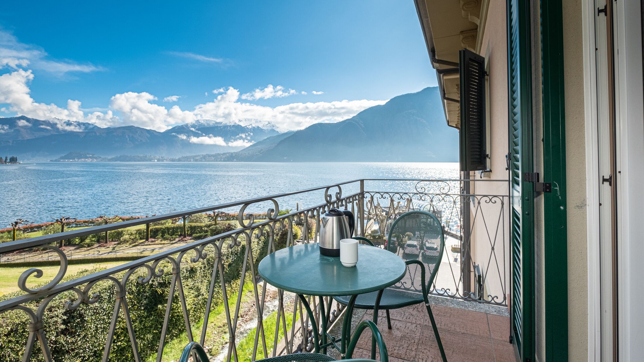 Double Room with Balcony and Side Lake View