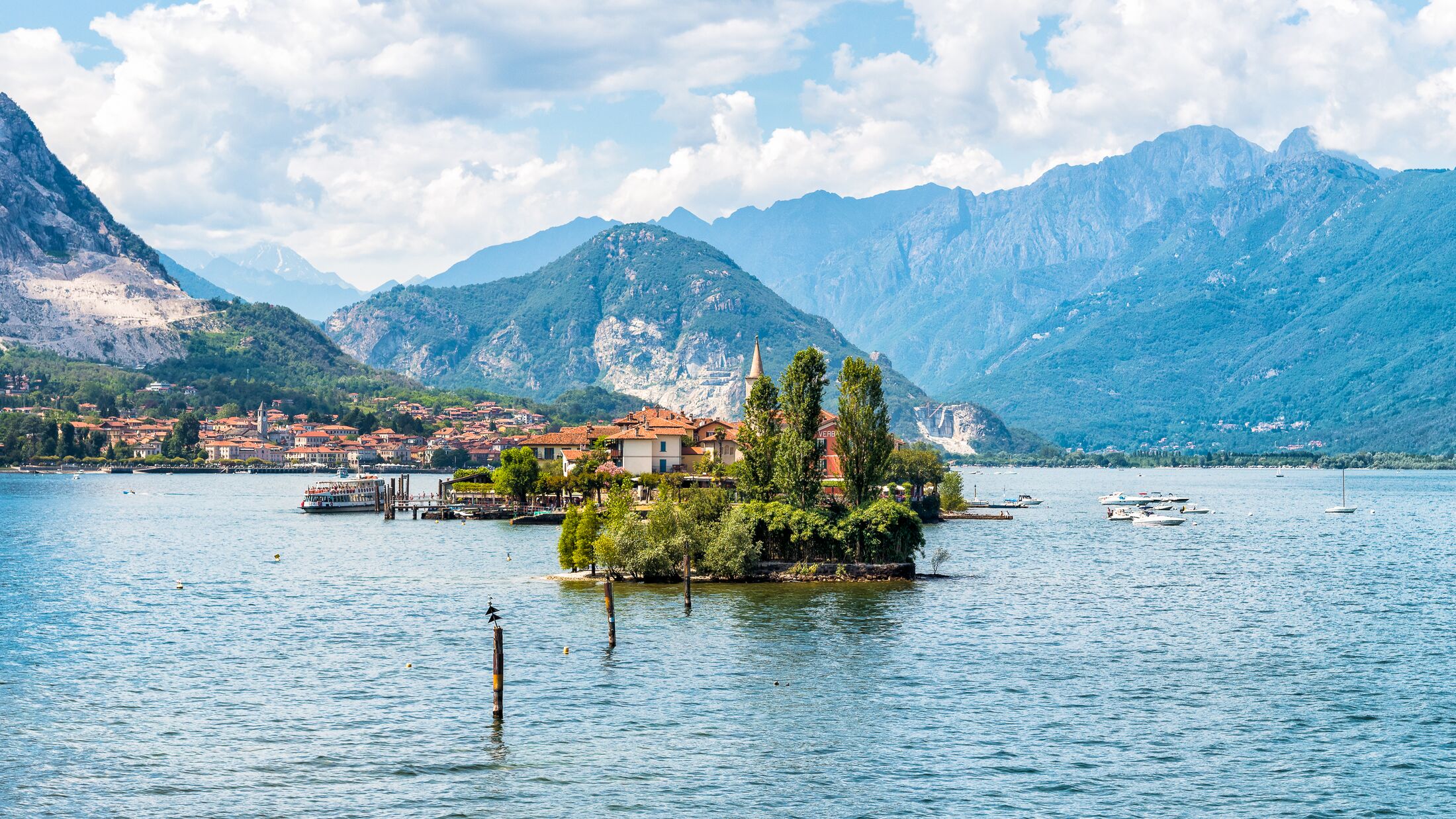 Borrommee Islands on Lake Maggiore