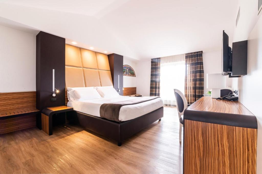 a living room with a wood floor