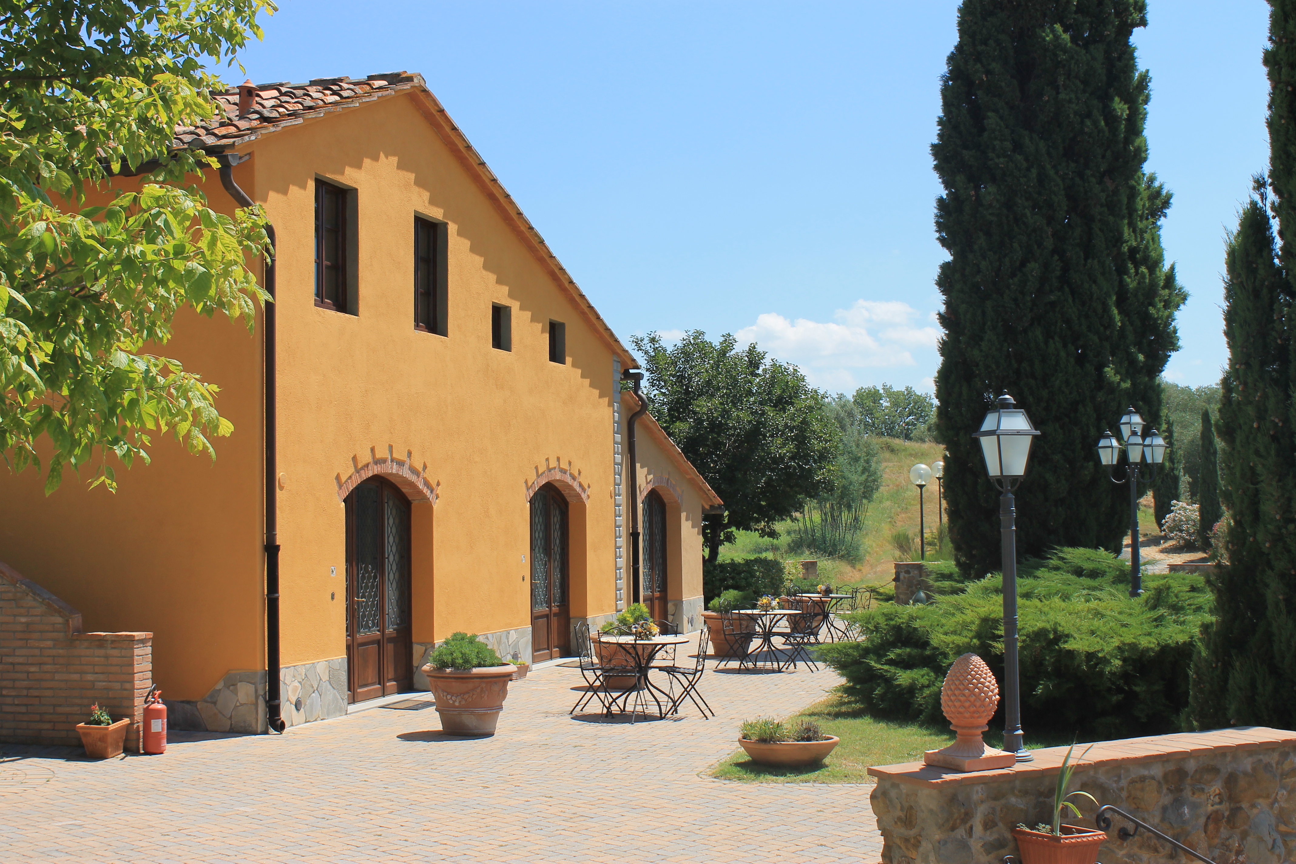 a large brick building