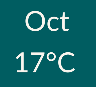 October weather 17C