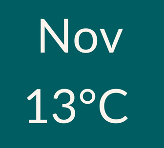 November weather 13C