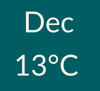 December weather 13C