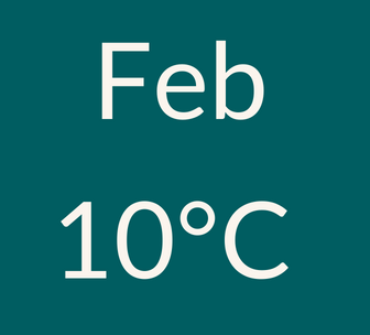 February weather 10C