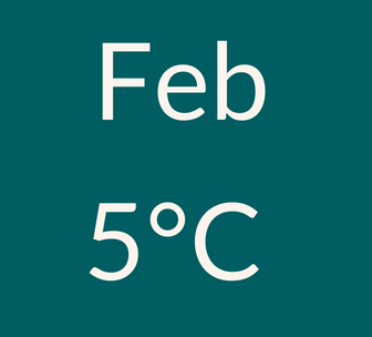 February weather 5C