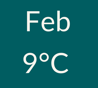 February weather 9C