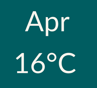 April weather 16C