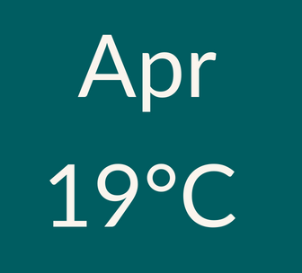 April weather 19C