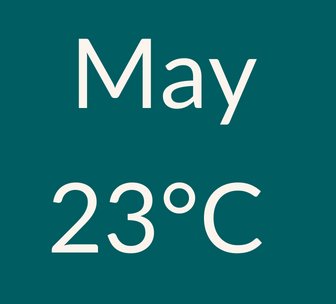 May weather 23C