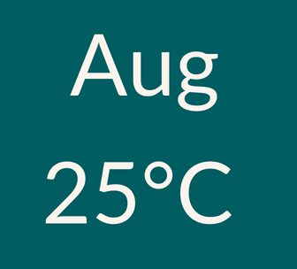 August weather 25C