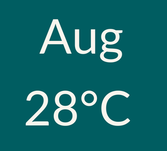 August weather 28C
