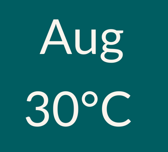August weather 30C