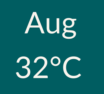 August weather 32C