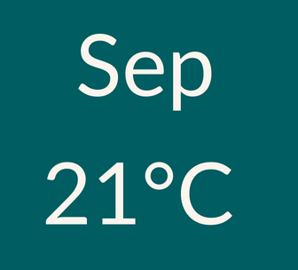 September weather 21C