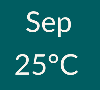 September weather 25C