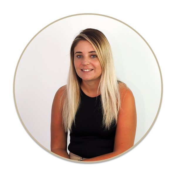 a close up of a womans face