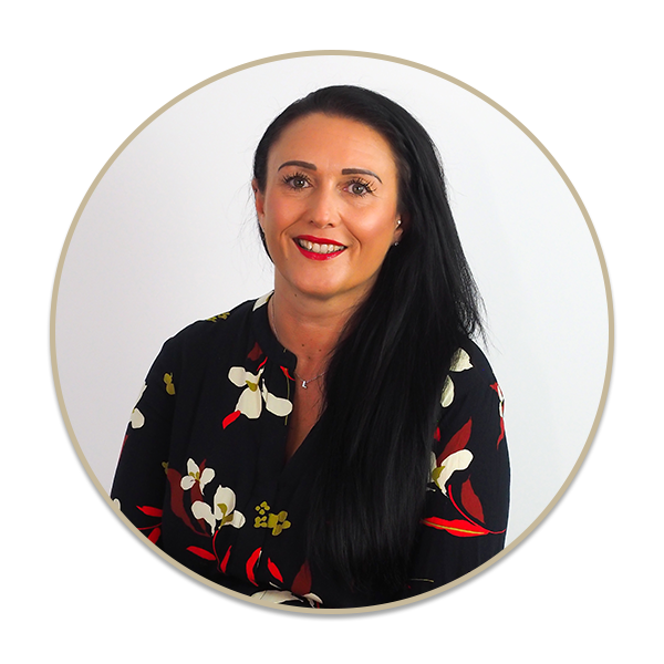 a woman smiling for the camera