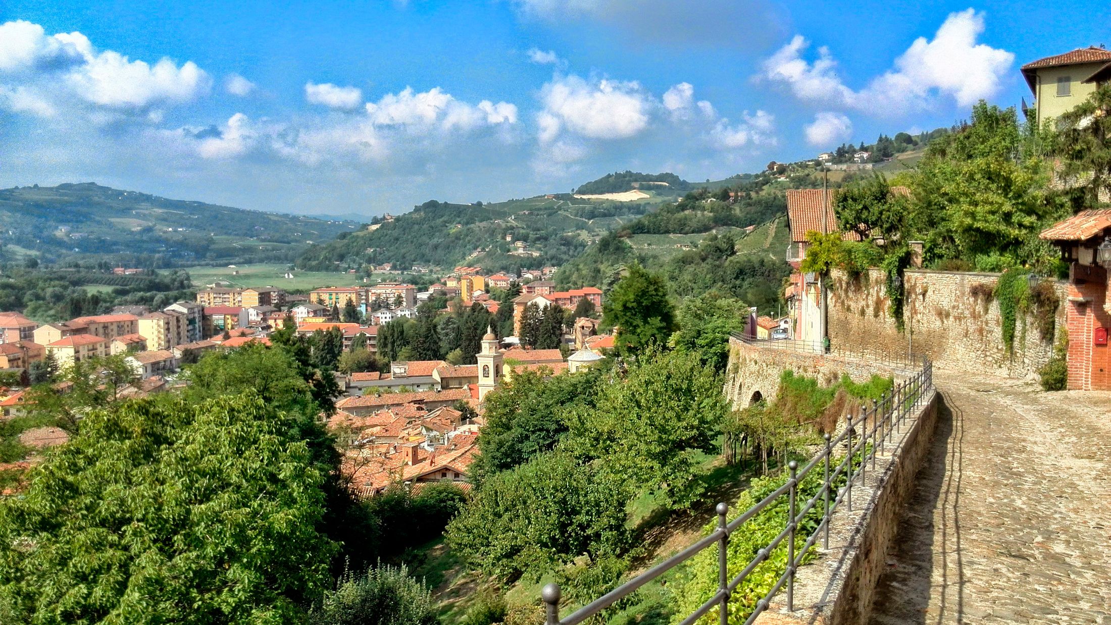 a castle with a mountain in the background