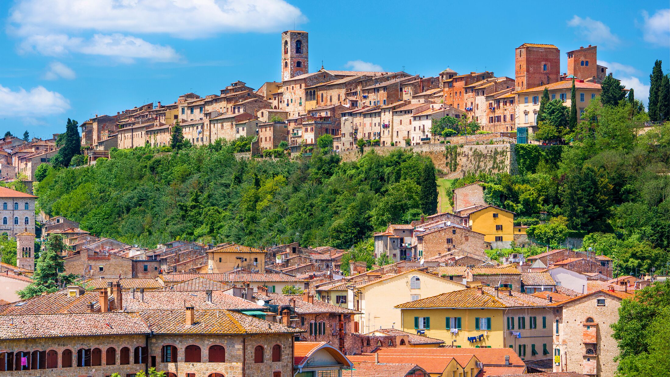 Village Colle di Val d'Elsa in Italy