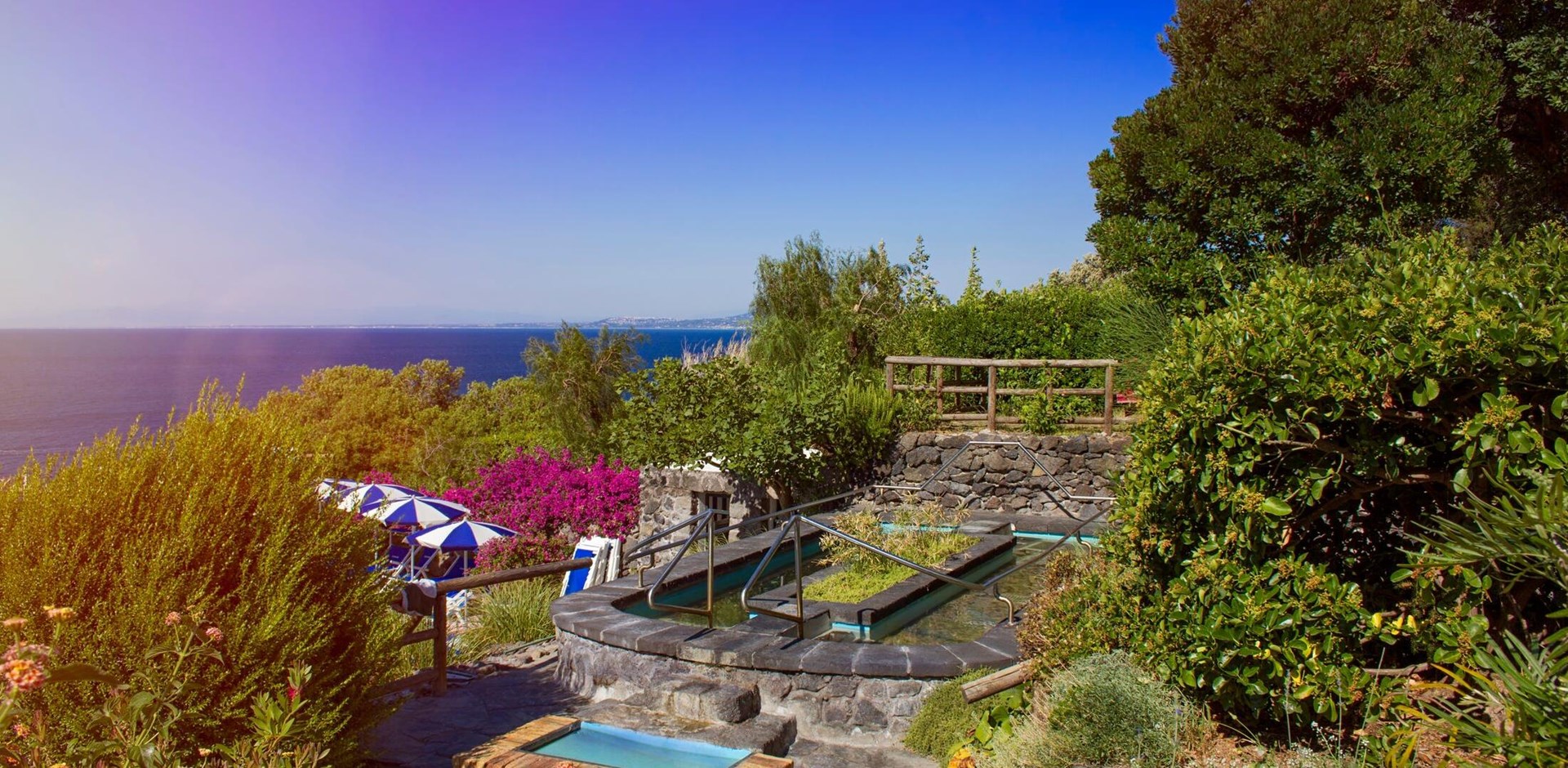 Geothermal waters on the island of Ischia.