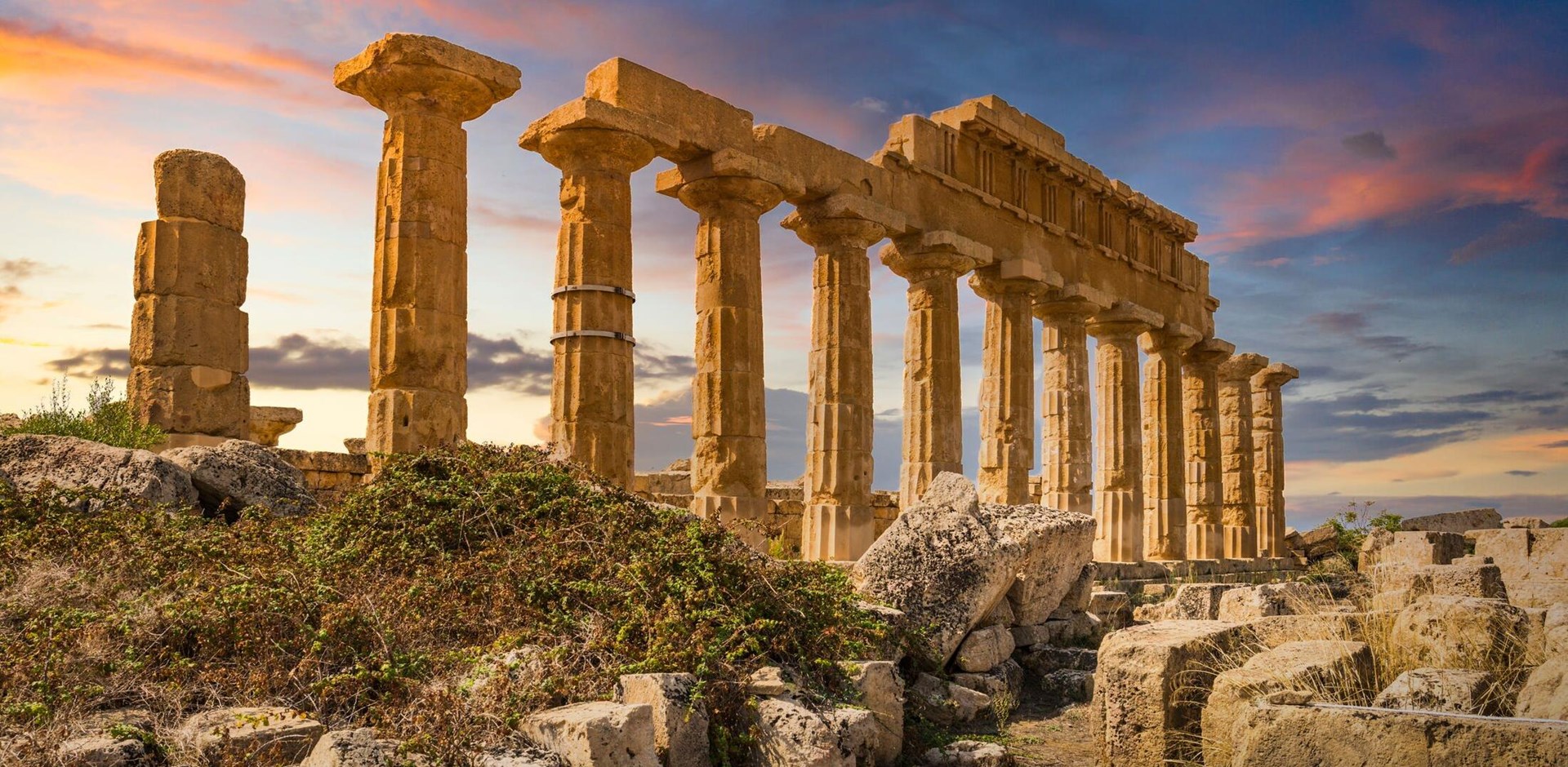 Selinunte temple, province of Trapani Sicily, Italy