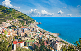 Maiori is town and comune on Amalfi coast in province of Salerno, Campania, Italy.