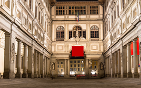 Uffizi Gallery, primary art museum of Florence  Tuscany, Italy