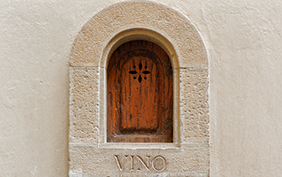 Medieval wine portal (Buchette del vino) â€“ unique Florentine architecture detail