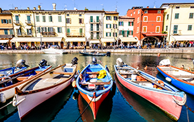 harbor lazise - italy