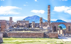 Ancient ruins of Pompeii, Italy