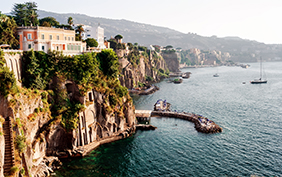 Coast of Piano di Sorrento. Italy