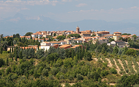 Panorama Montaione, Tuscany, Italy