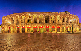 Roman Arena in Verona, Italy.