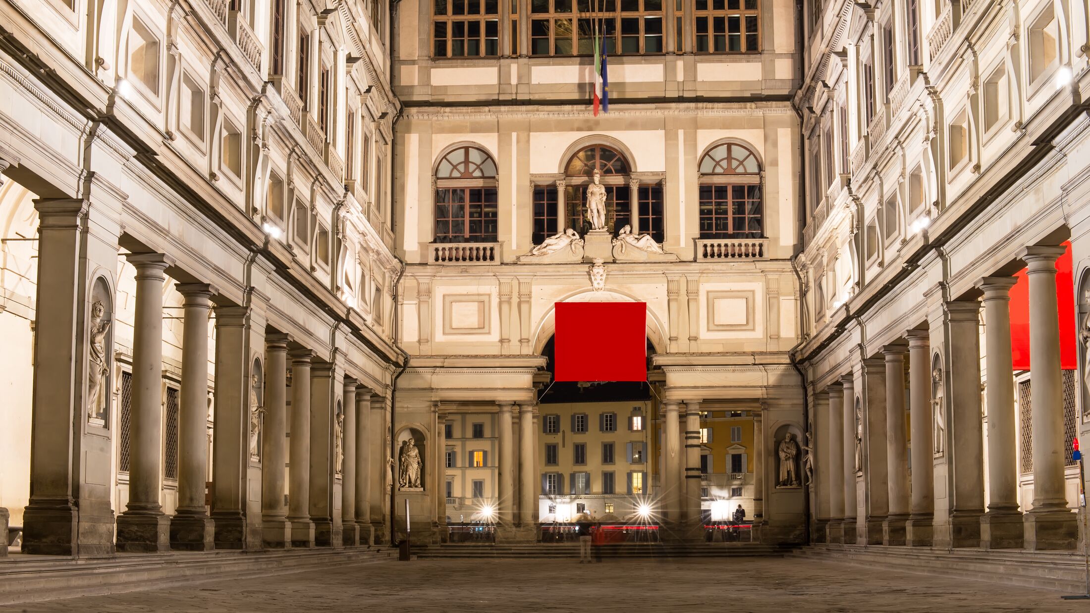 Uffizi Gallery, primary art museum of Florence  Tuscany, Italy