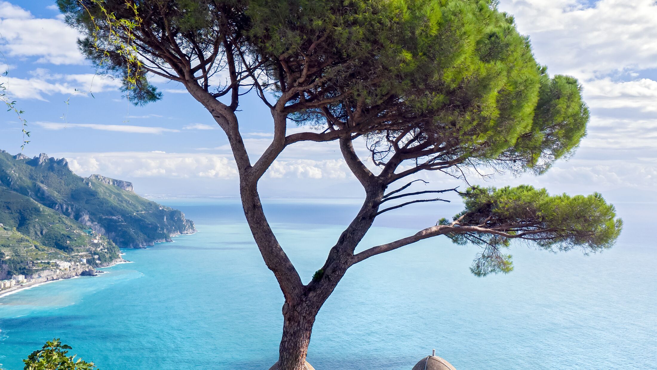 The Amalfi coast in Italy