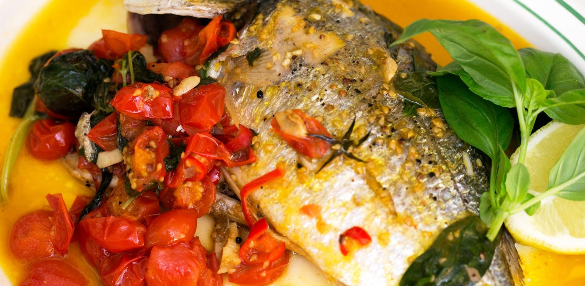 a plate of food