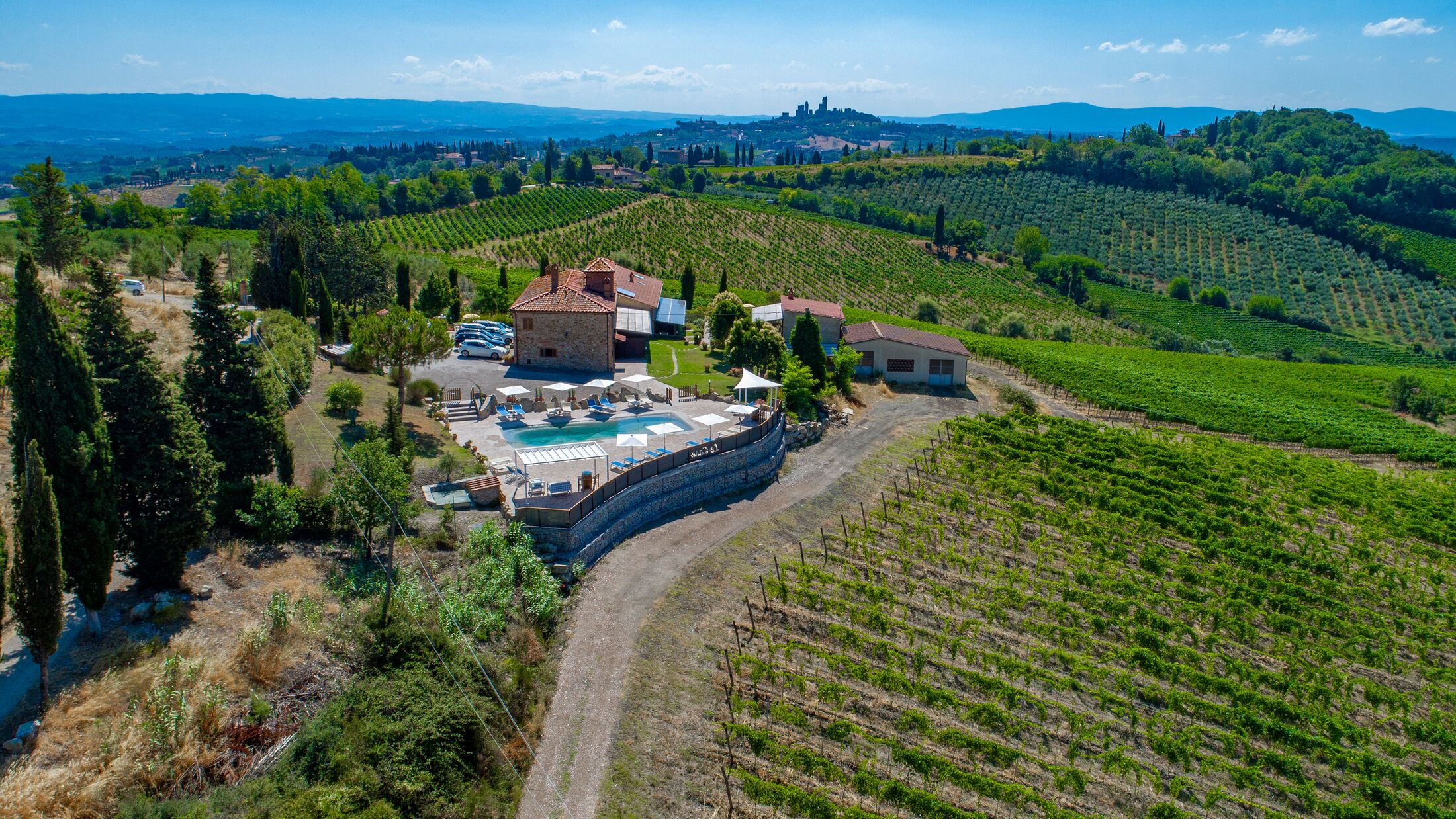 Aerial View of Casa Vacanze Le Cellole