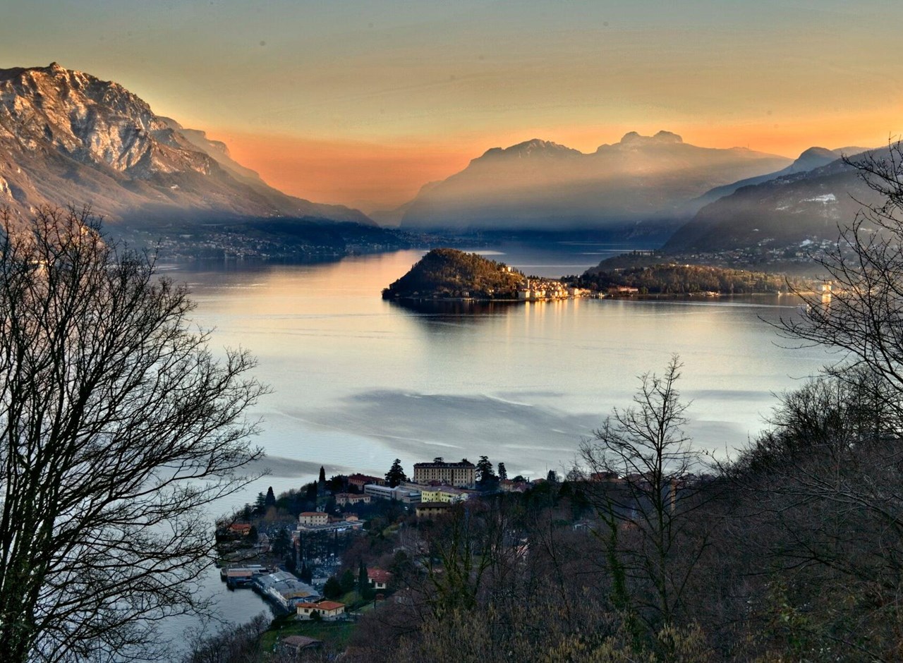 a view of a snow covered mountain