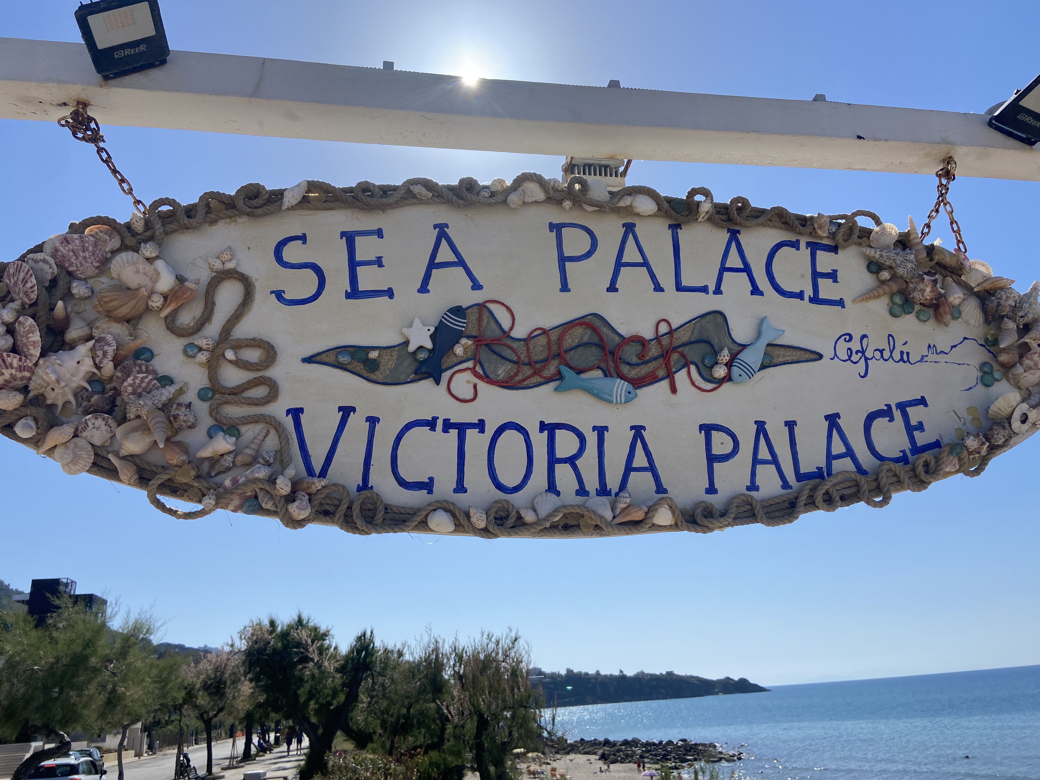 a close up of a sign